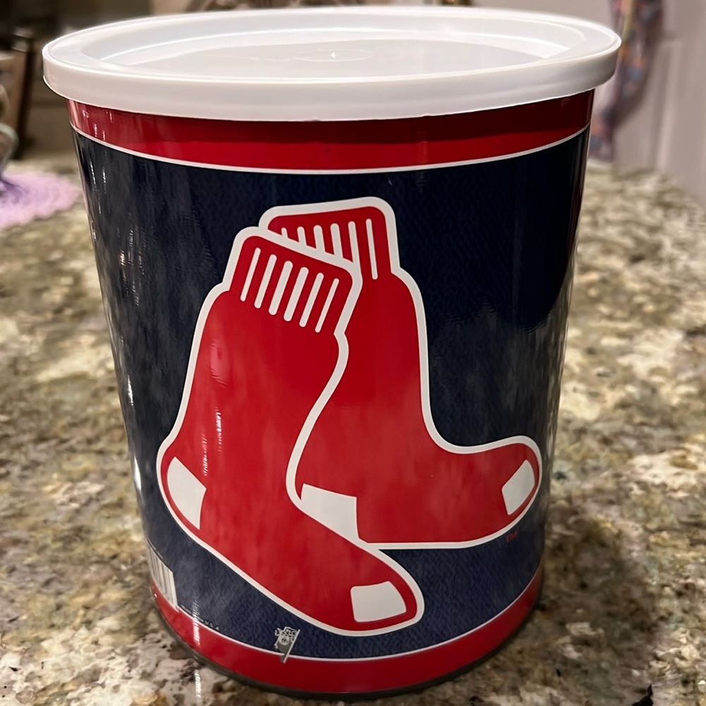 Boston Red Sox Official Popcorn 🍿 Tin with Lid